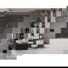 Paroi de bain Mexen Velar Duo à 2 panneaux coulissants 160 x 150 cm, transparent, doré brossé - 896-160-000-02-55