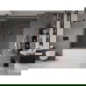Mexen Velar Duo écran de baignoire à 2 ailes coulissante 150 x 150 cm, transparent, Cuivre brossé - 896-150-000-02-65