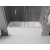 Mexen Velar Duo paroi de baignoire à 2 panneaux coulissants 180 x 150 cm, transparent, chrome - 896-180-000-02-01
