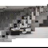 Mexen Velar Duo écran de baignoire à 2 ailes coulissante 180 x 150 cm, transparent, or brossé - 896-180-000-02-55