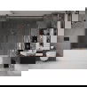 Mexen Velar Duo pare-douche de baignoire 2 battants coulissants 200 x 150 cm, transparent, or rose - 896-200-000-02-60