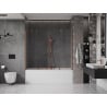 Mexen Velar Duo paroi de baignoire 2 panneaux coulissants 200 x 150 cm, transparent, cuivre brossé - 896-200-000-02-65