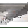 Mexen Velar Duo paroi de baignoire 2 panneaux coulissants 200 x 150 cm, transparent, cuivre brossé - 896-200-000-02-65