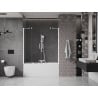 Mexen Velar Duo paroi de baignoire à 2 volets coulissants 140 x 150 cm, transparent, blanc - 896-140-000-02-20