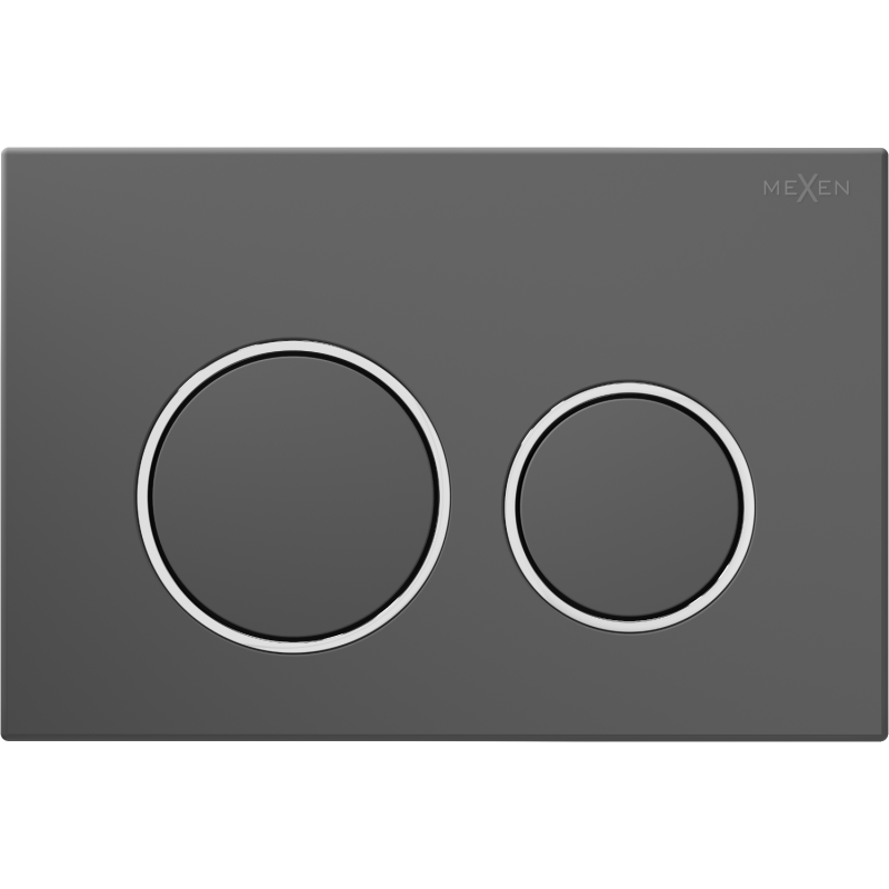 Bouton de chasse Mexen Fenix 07 XS, gris canon - 600766