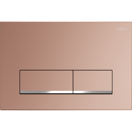 Mexen Fenix 12 bouton de chasse d'eau, or rose - 601205