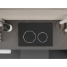 Mexen Fenix 07 XS bouton de chasse d'eau, gris canon - 600766
