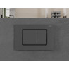Mexen Fenix 10 XS bouton de chasse d'eau, gris canon - 601066
