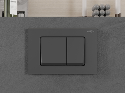 Mexen Fenix 10 XS bouton de chasse d'eau, gris canon - 601066