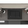 Mexen Fenix 10 XS bouton de chasse d'eau, gris canon - 601066