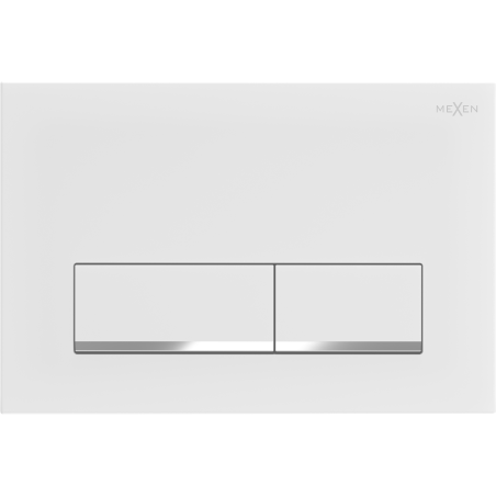 Mexen Fenix 12 bouton de chasse d'eau, blanc mat - 601220