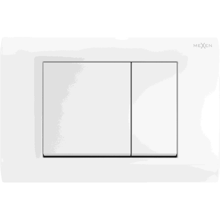 Bouton de chasse d'eau Mexen Fenix 01, blanc mat - 600120