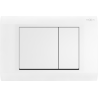 Bouton de chasse d'eau Mexen Fenix 01, blanc mat - 600120
