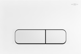 Bouton de rinçage Mexen Fenix 02, blanc mat - 600220