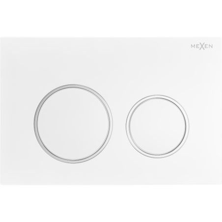 Mexen Fenix 07 XS bouton de chasse d'eau, blanc mat - 600720