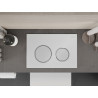 Mexen Fenix 07 XS bouton de chasse d'eau, blanc mat - 600720