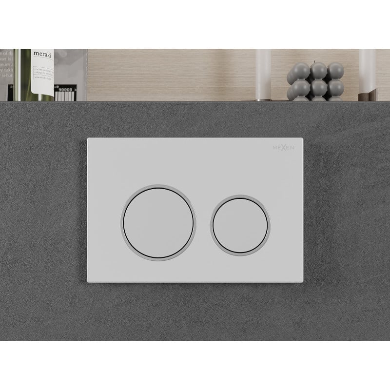 Mexen Fenix 07 XS bouton de chasse, blanc mat - 600720