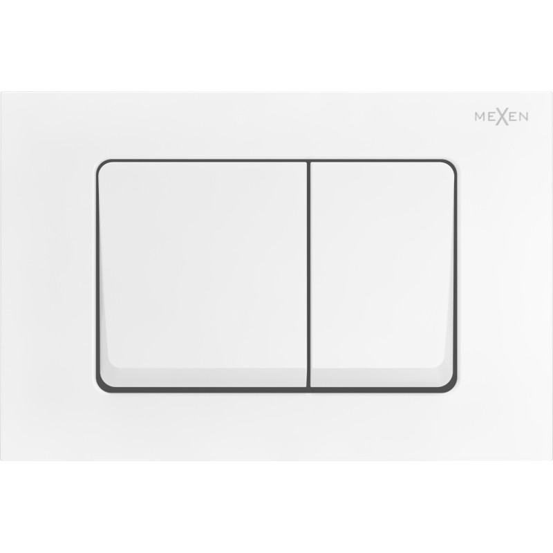 Mexen Fenix 10 XS bouton de chasse d'eau, blanc mat - 601020