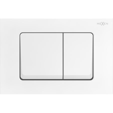 Bouton de chasse Mexen Fenix 10 XS, blanc mat - 601020