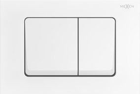 Bouton de chasse Mexen Fenix 10 XS, blanc mat - 601020