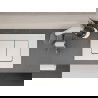 Bouton de chasse Mexen Fenix 10 XS, blanc mat - 601020