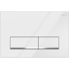 Bouton de chasse d'eau Mexen Fenix 12, blanc brillant - 601200