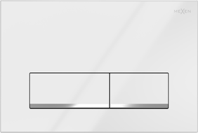 Mexen Fenix 12 bouton de chasse d'eau, blanc brillant - 601200