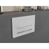 Bouton de chasse d'eau Mexen Fenix 12, blanc brillant - 601200