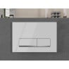 Bouton de chasse d'eau Mexen Fenix 12, blanc brillant - 601200