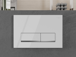 Mexen Fenix 12 bouton de chasse d'eau, blanc brillant - 601200