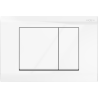 Bouton de rinçage Mexen Fenix 01, blanc brillant - 600100