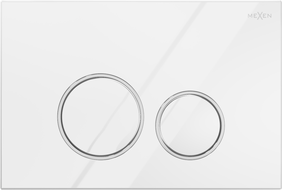 Mexen Fenix 05  bouton de chasse, blanc brillant - 600500