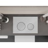 Mexen Fenix 07 XS bouton de chasse, blanc brillant - 600700