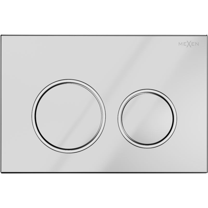 Mexen Fenix 07 XS bouton de chasse d'eau, chrome brillant - 600701