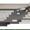 Bouton de chasse d'eau Mexen Fenix 10 XS, blanc brillant - 601000