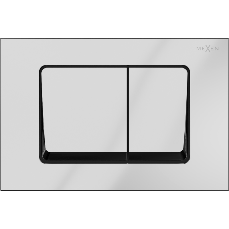 Bouton de chasse Mexen Fenix 10 XS, chrome brillant - 601001