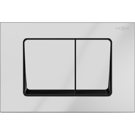 Bouton de chasse Mexen Fenix 10 XS, chrome brillant - 601001