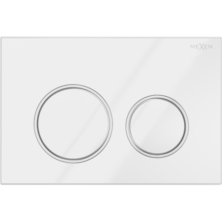 Bouton de chasse Mexen Fenix 07 XS, blanc brillant - 600700
