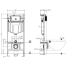 Mexen Fenix E bâti-support WC - 60109