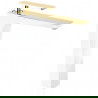 Mexen Indus robinet de lavabo haut, Blanc/Or - 744610-25