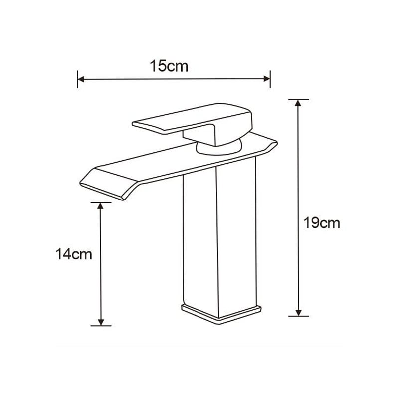 Mexen Apus robinet de lavabo, chrome - 744700-00
