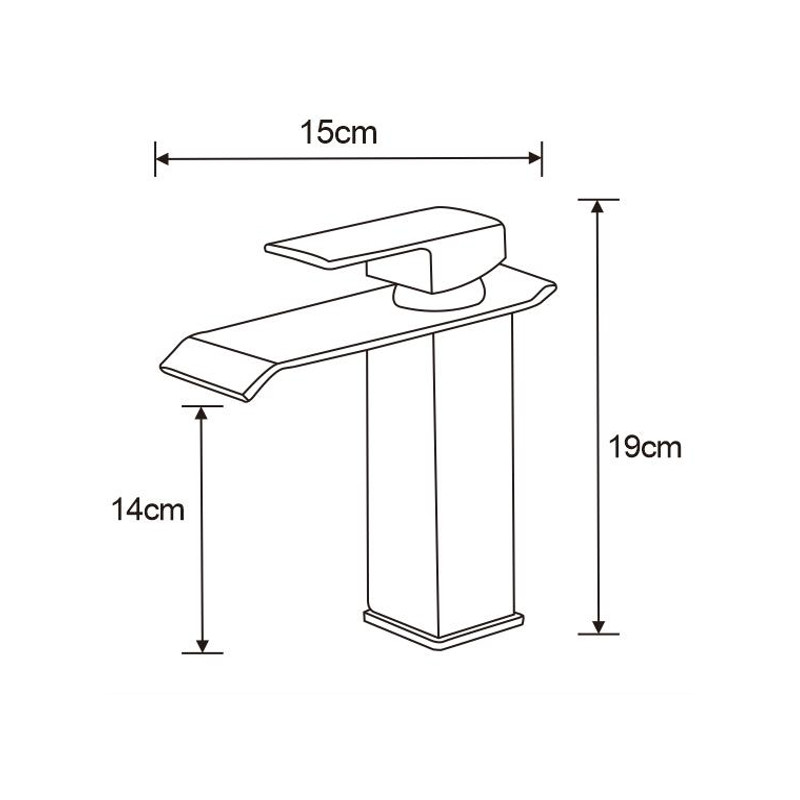 Mexen Apus robinet de lavabo, doré - 744700-50