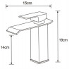 Mexen Apus robinet de lavabo, doré - 744700-50