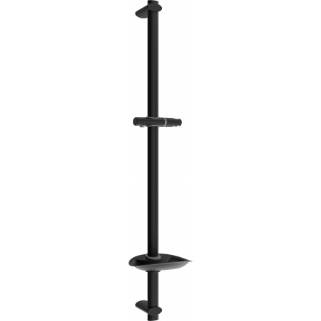 Mexen DB barre de douche avec porte-savon 75 cm, Noir - 79384-70