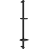 Mexen DB barre de douche avec porte-savon 75 cm, Noir - 79384-70