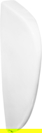 Mexen Cloison suspendue entre urinoirs, blanche - 37117600