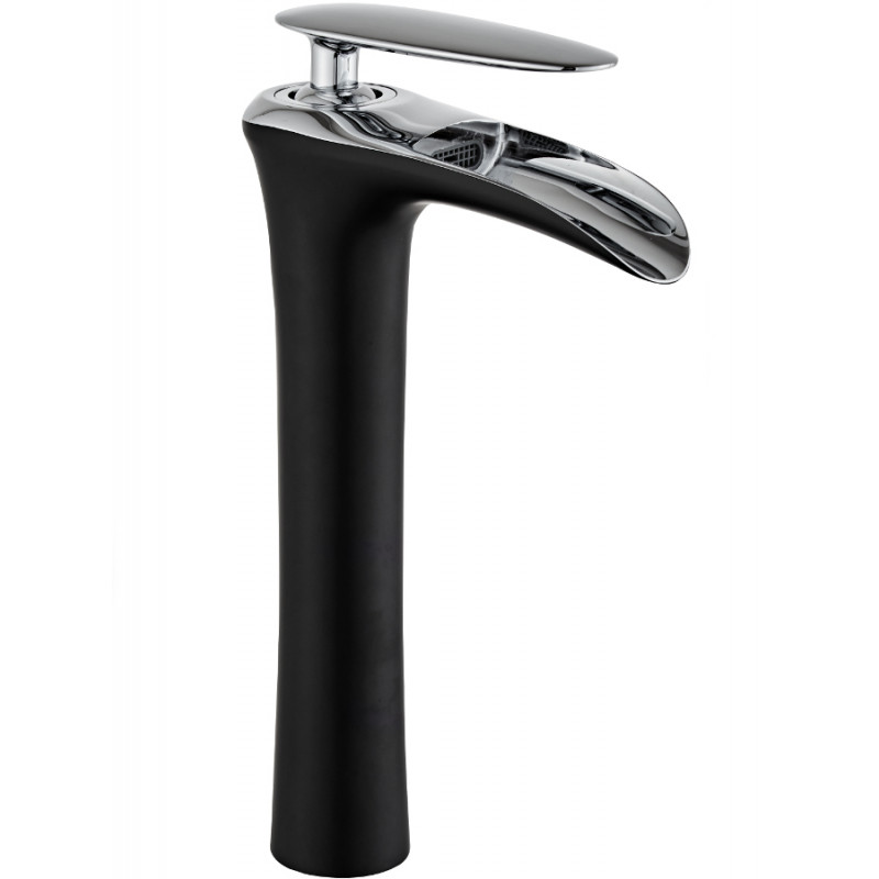 Mexen Lyra mitigeur lavabo haut, noir/chrome - 745310-07