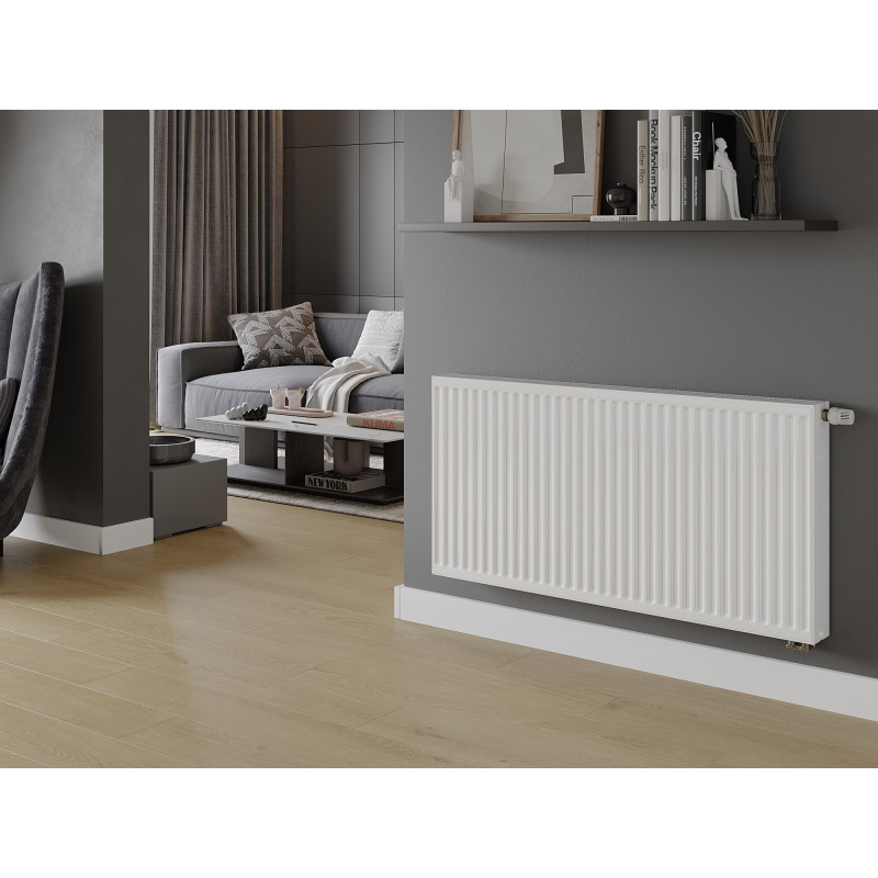 Mexen CV22 radiateur à panneau 300 x 2400 mm, raccordement inférieur, 2239 W, blanc - W622-030-240-00