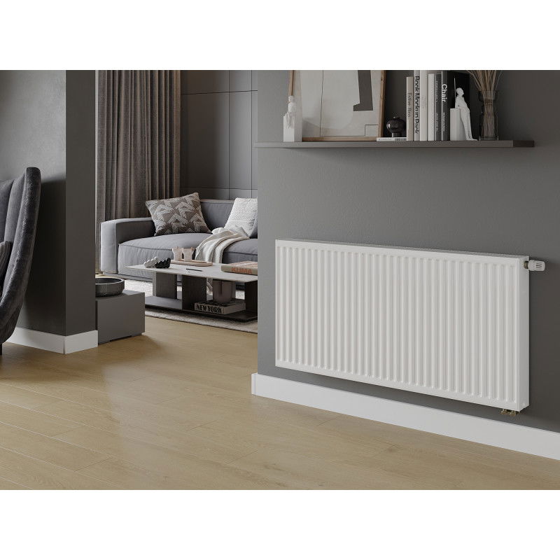 Mexen CV22 radiateur à plaques 400 x 500 mm, connexion inférieure, 593 W, blanc - W622-040-050-00