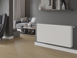 Radiateur à panneau Mexen CV33 300 x 2400 mm, raccordement bas, 3202 W, blanc - W633-030-240-00